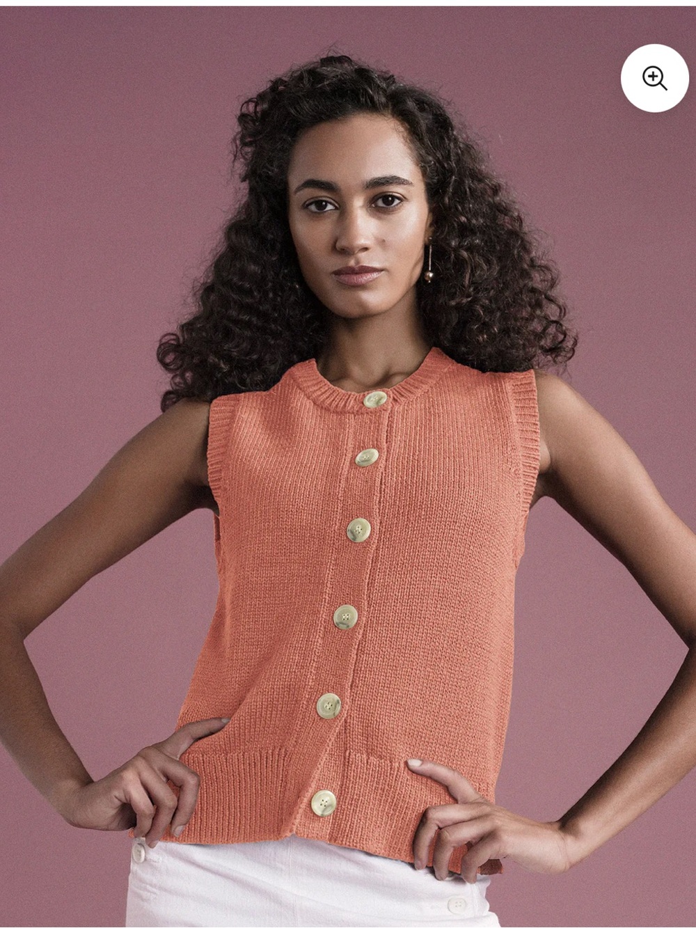 hansel from basel terracotta posey vest